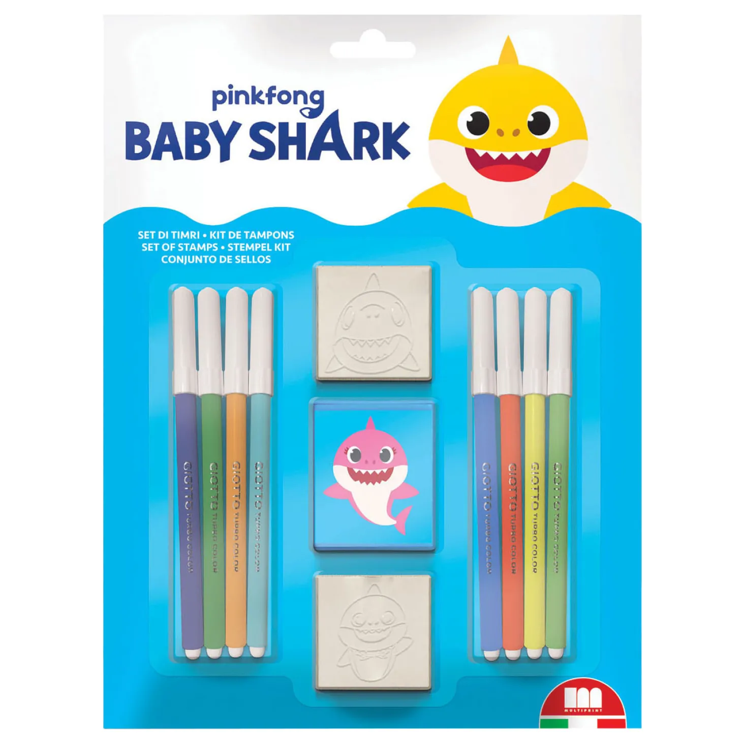Baby Shark Stempelset. 11dlg.