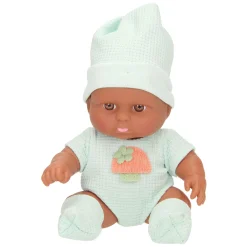 Babypopje met Wafelpakje en Muts