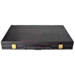 Backgammon 18 Bruin en Ivoor Klassiek Bordspel