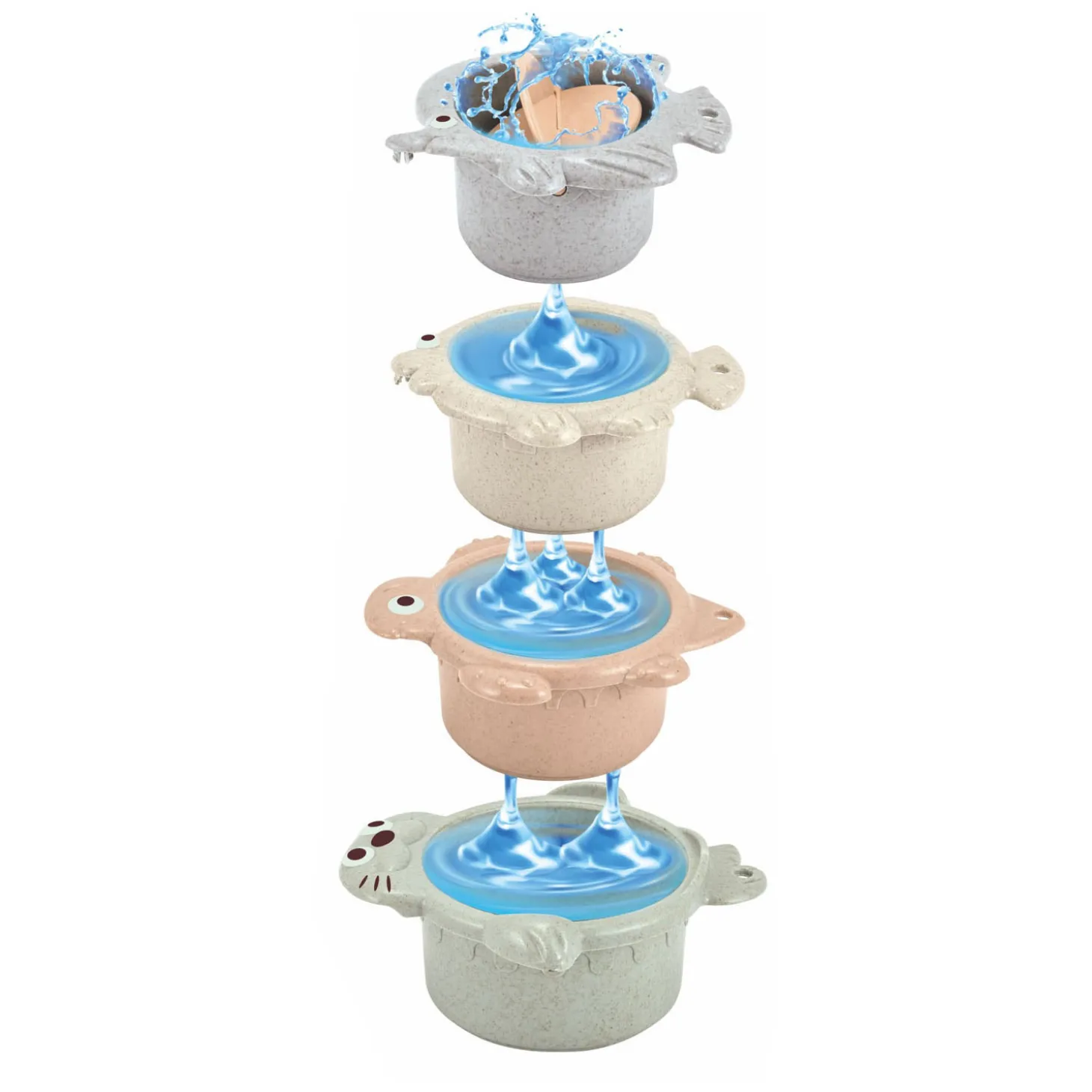 Badspeelset met Waterval Pastel