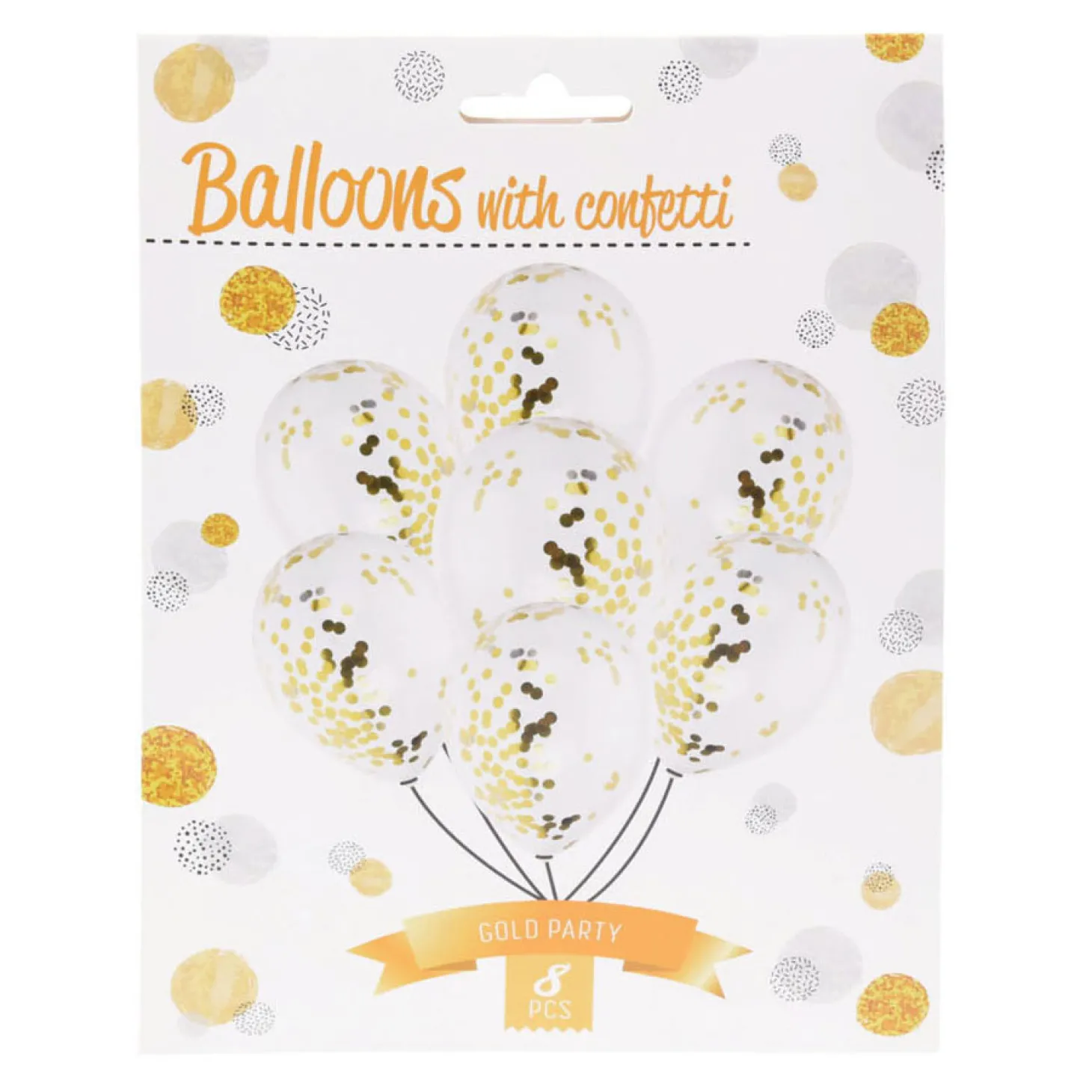 Ballonnen met Gouden Confetti