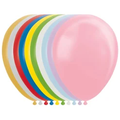 Ballonnen Metallic Pearl Mix Kleuren 30cm, 10st.