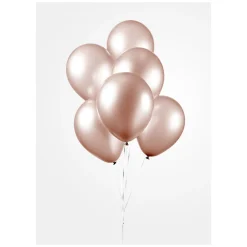 Ballonnen Pearl Rose Goud 30cm, 10st.
