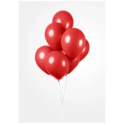 Ballonnen Rood 30cm, 10st.