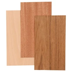 Bamboe Fineer Beuken Eiken Mahonie, 3 Vellen