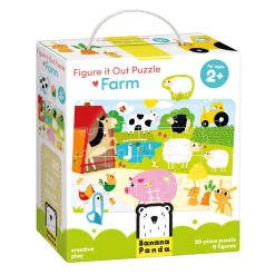 Banana Panda - Figure It Out Puzzel Boerderij - 20st.