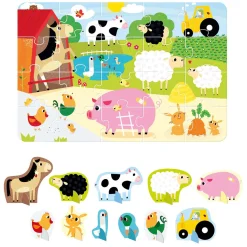 Banana Panda - Figure It Out Puzzel Boerderij - 20st.