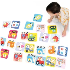 Banana Panda - Grote Memory Spel Voertuigen - 24st.