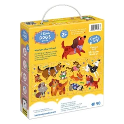 Banana Panda - Ik Hou van Honden Puzzel - 60st.
