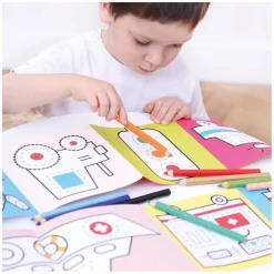 Banana Panda - Kleurboekje Klaar om Werkvoertuigen te Tekenen