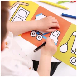 Banana Panda - Kleurboekje Klaar om Voertuigen te Tekenen