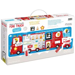 Banana Panda - Maak de Puzzel Passend Brandweerwagen - 23st.