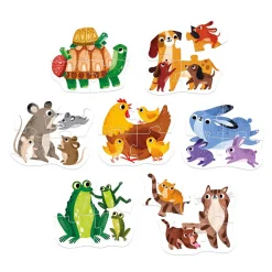 Banana Panda - Mijn Eerste Puzzels Babydieren, 7st.