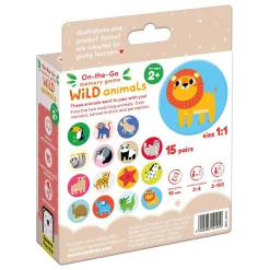 Banana Panda - On-the-Go Memory Spel Wilde Dieren - 30dlg.