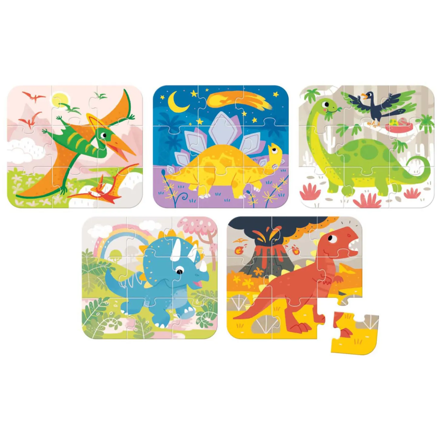 Banana Panda - On-the-Go Puzzel Dinosaurus - 16st.