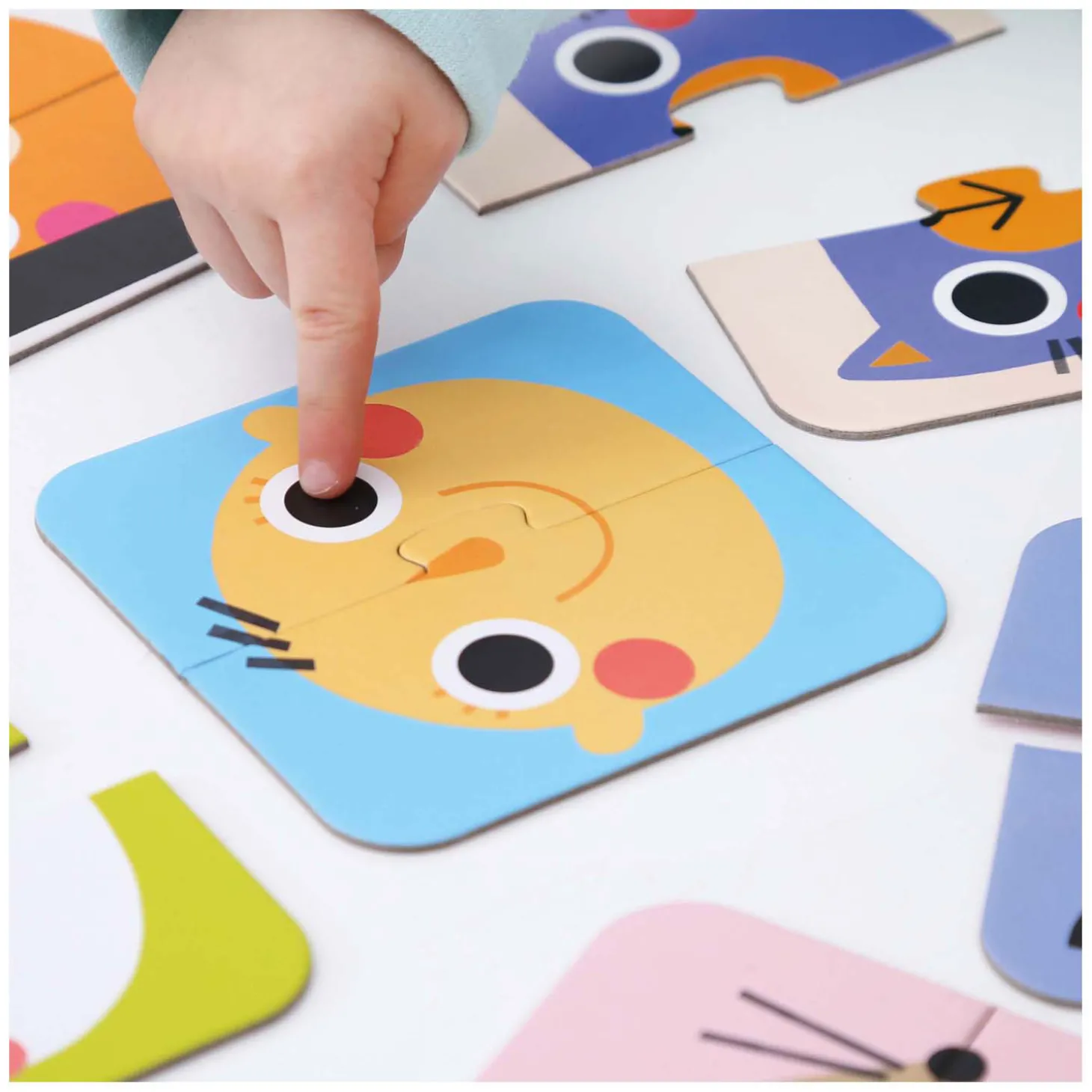 Banana Panda - On-the-Go Puzzel Halve Gezichten - 16st.