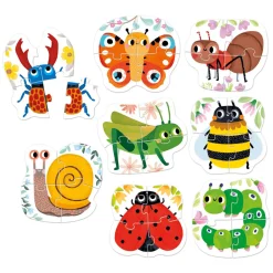 Banana Panda - Oplopende Puzzels Kleine Diertjes - 33st.