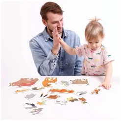 Banana Panda - Oplopende Puzzels Bosdieren - 33st.