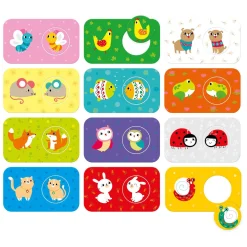 Banana Panda -  Zoek Dezelfde Vriendjes Puzzels - 12st.