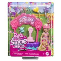 Barbie Chelsea & Stacie Reddingspop Speelset