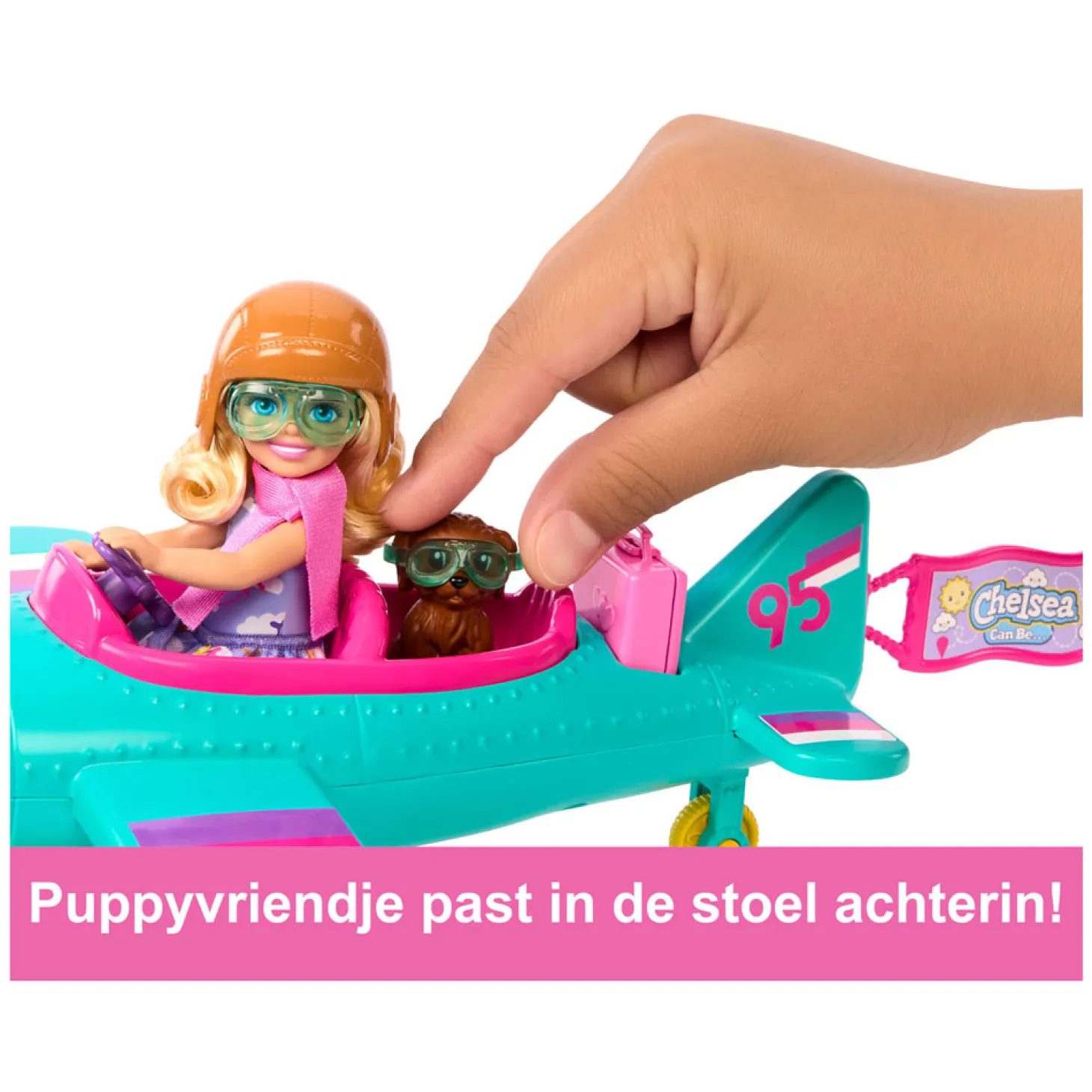 Barbie Chelsea Modepop met Vliegtuig