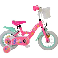 Barbie Fiets - 12 inch - Roze - Twee Handremmen
