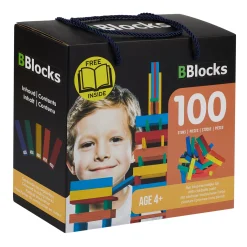 BBlocks Bouwplankjes Kleur, 100dlg.