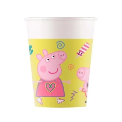 Bekers Peppa Pig, 8st.