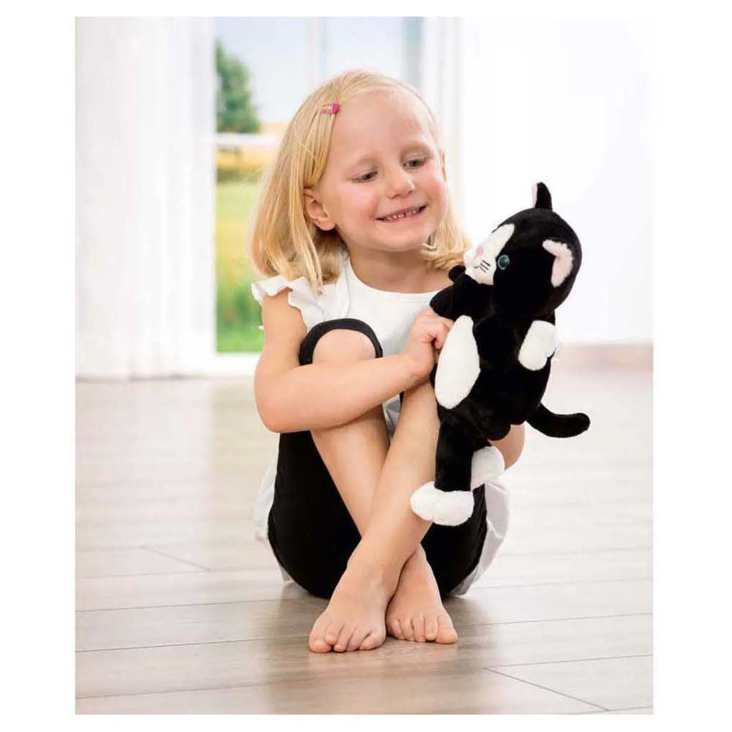 Beleduc - Handpop Moeder en kind Kat