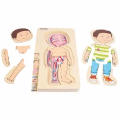 Beleduc Houten Lagenpuzzel Jongen - 5 Lagen