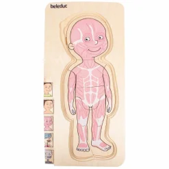 Beleduc Houten Lagenpuzzel Jongen - 5 Lagen