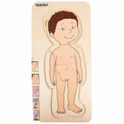 Beleduc Houten Lagenpuzzel Jongen - 5 Lagen