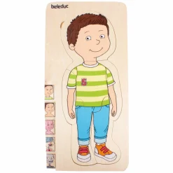 Beleduc Houten Lagenpuzzel Jongen - 5 Lagen