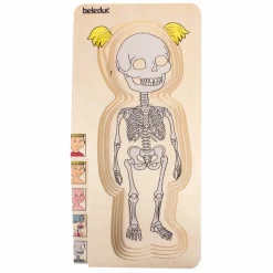 Beleduc Houten Lagenpuzzel Meisje - 5 Lagen
