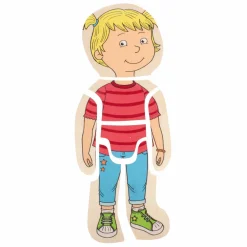 Beleduc Houten Lagenpuzzel Meisje - 5 Lagen