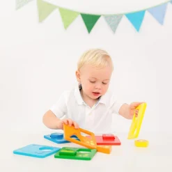 Beleduc Houten Stapeltoren met Vormen