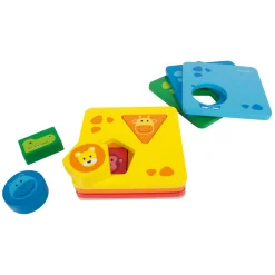 Beleduc Houten Stapeltoren met Vormen