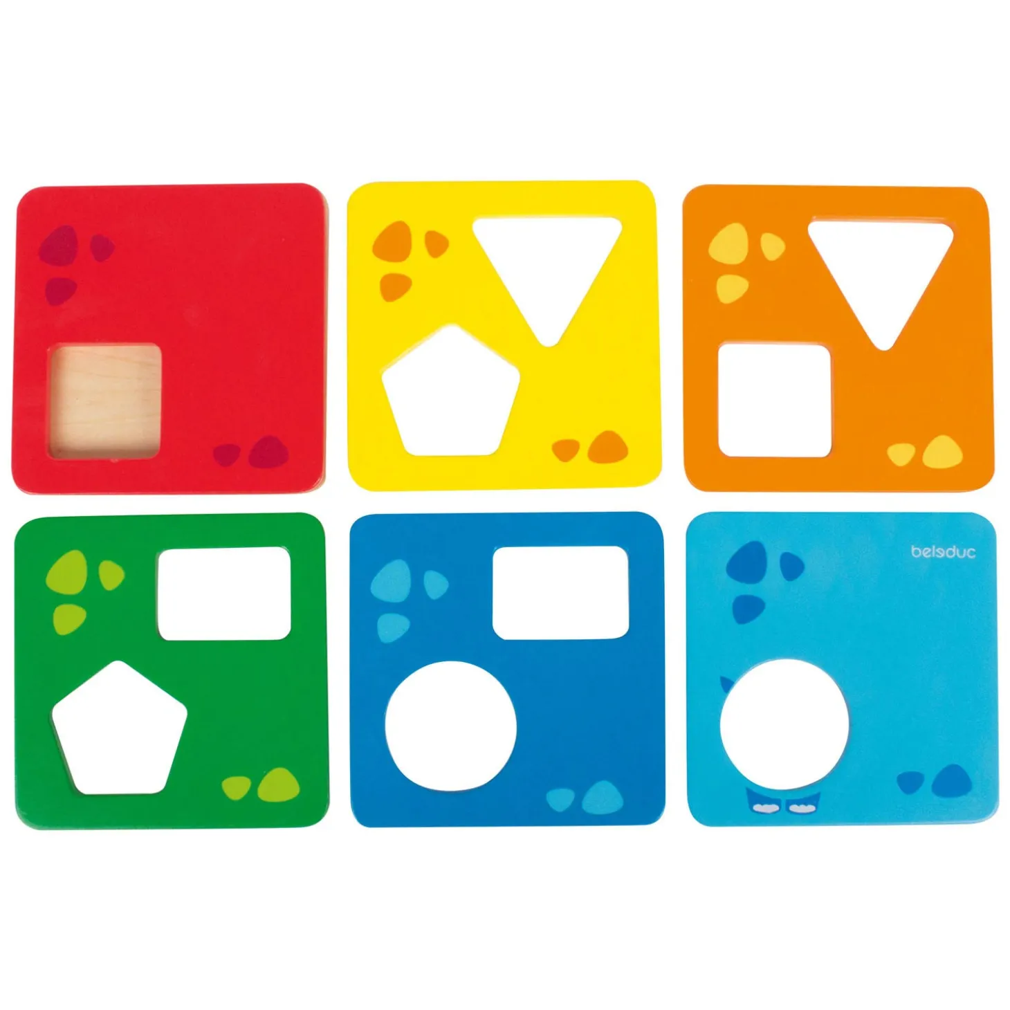 Beleduc Houten Stapeltoren met Vormen