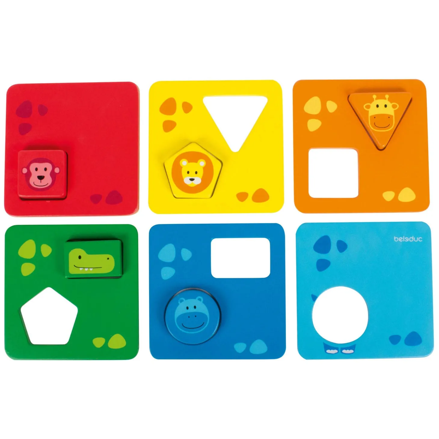 Beleduc Houten Stapeltoren met Vormen