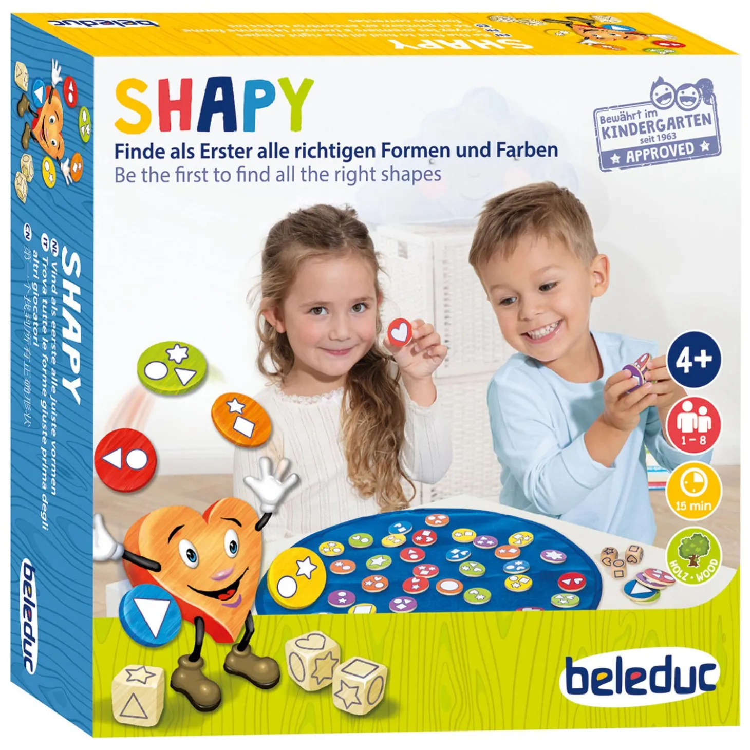 Beleduc Shapy Vormen en Combinatie Kinderspel