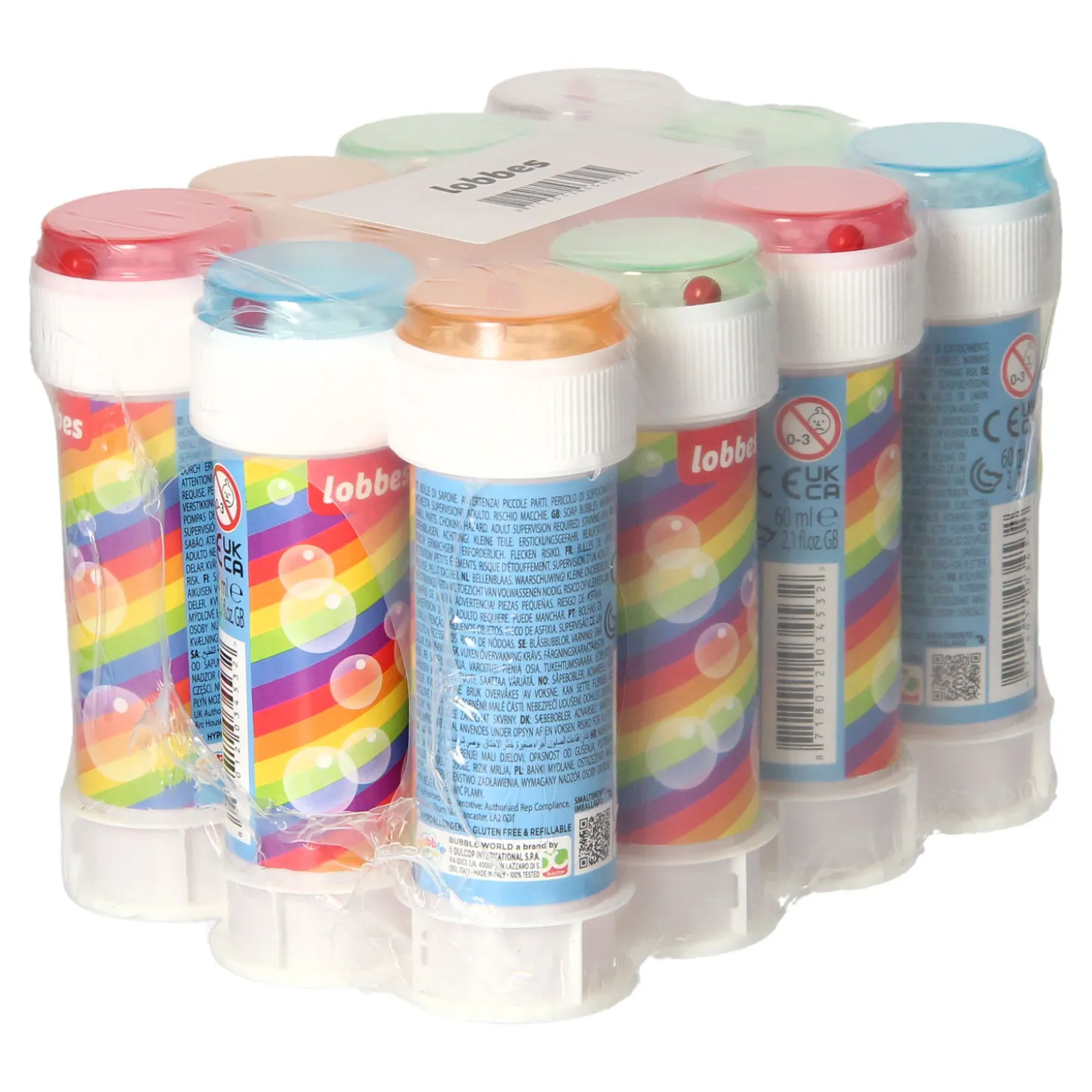 Bellenblaas Lobbes, 12x60ml.