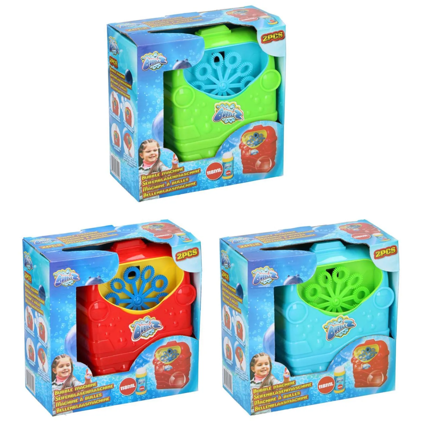 Bellenblaasmachine Kleur