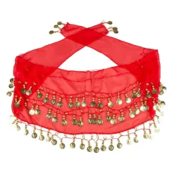 Belly Dance Set Rood, 3dlg.