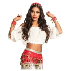 Belly Dance Set Rood, 3dlg.