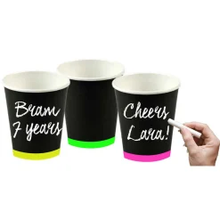 Beschrijfbare Bekers, 6st.