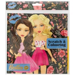 Besties Scratch- & Kleurboek