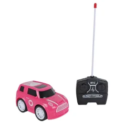 Bestuurbare Auto Roadstar RC Roze 27Mhz, 13,5cm