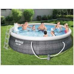 Bestway Zwembad Fast Set Set Rond Rotan, 457x107cm