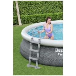 Bestway Zwembad Fast Set Set Rond Rotan, 457x107cm