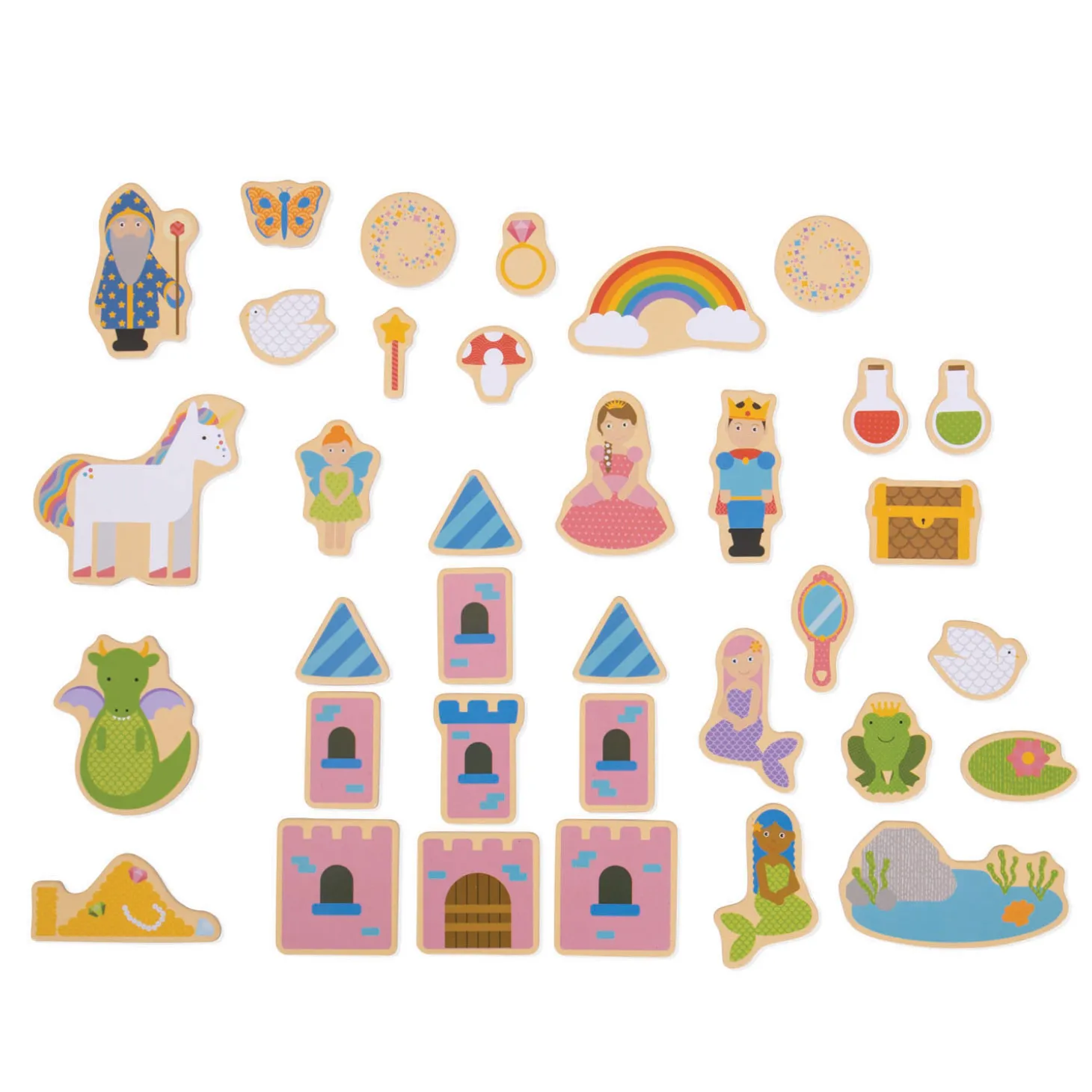 Bigjigs Fantasy Magneten, 35dlg.